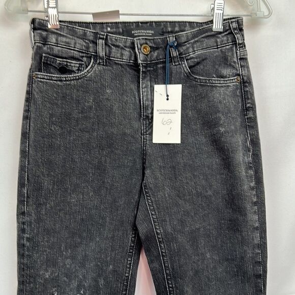 Scotch & Soda Supreme Slim Straight Leg faded black jeans size 26/32 NWT - Picture 2 of 16